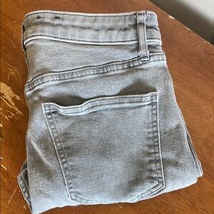 GAP Gray Skinny Jeans with Stone Wash Finish